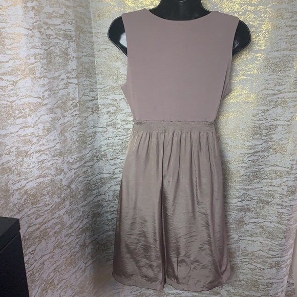 Planet Gold brown/khaki Studded Sheath Dress Size L - Picture 7 of 11